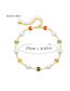 Fashion Gold Gold Plated Copper Butterfly Pearl Anklet