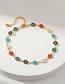 Fashion Color Gold-plated Copper Drip Circle Anklet