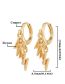 Fashion White Copper Diamond Multilayer Lightning Earrings