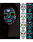 Fashion Fcy-008 Halloween Two-color Luminous Tattoo Stickers