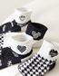 Fashion 5 Pairs Smiley Letter Embroidered Cotton Socks