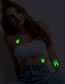 Fashion Luminous Green Yb-028 Water Transfer Luminous Tattoo Stickers