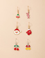 Fashion 7# Alloy Geometric Christmas Tree Stud Earrings