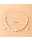 Fashion 3# Metal Shell Single Layer Necklace