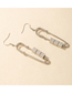 Fashion Silver Color Alloy Dice Pin Stud Earrings