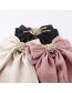 Fashion Pink Fabric Diamond Longtail Bow Hair Clip