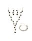 Fashion Bracelet Geometric Diamond Tassel Stud Necklace Bracelet Set