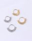 Fashion Gold Stainless Steel Seamless Ball Chain Piercing Nose Ring