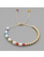 Fashion Package Price Zz-s210016 Geometric Glass Flower Alphabet Beads Pentagram Beaded Bracelet Set