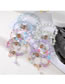Fashion Colorful Ribbon Butterfly Glass Beaded Butterfly Bracelet