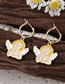 Fashion Angel Suit Alloy Geometric Angel Necklace Earring Set