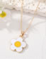 Fashion Small Flower Necklace Alloy Flower Necklace