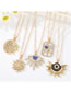 Fashion Moon Necklace Alloy Star And Moon Necklace With Diamonds