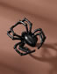 Fashion Black Metal Spider Ring
