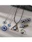 Fashion Triangle Eye Necklace Resin Eye Necklace