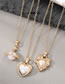 Fashion Hollow Heart 2 Resin Cutout Heart Necklace