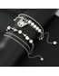 Fashion Cat Bracelet Titanium Steel Pearl Stitching Chain Cat Bracelet
