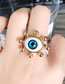 Fashion Devil's Eye Ring Alloy Geometric Eye Ring