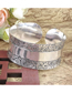 Fashion Silver Alloy Carved Open Bracelet
