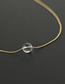 Fashion Gold Titanium Steel Gold Plated Ball Necklace