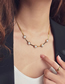 Fashion Gold Titanium Steel Pearl Snake Bone Chain Necklace