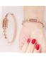 Fashion Gold Titanium Abacus Bracelet