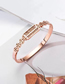 Fashion Rose Gold Titanium Abacus Bracelet