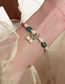 Fashion Cherry Acrylic Pearl Glass Beaded Cherry Bracelet
