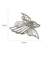 Fashion Silver Metal Butterfly Cutout Grip