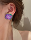 Fashion Flowers Alloy Flower Stud Earrings