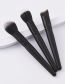 Fashion Black 3 Multifunctional Makeup Brush Set