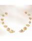 Fashion Gold Geometric Gold Plated Sun Planet Love Flower Eye Stud Earrings Set