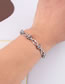 Fashion 16cm Stainless Steel Chain Ot Buckle Bracelet