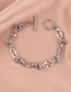 Fashion 19cm Stainless Steel Chain Ot Buckle Bracelet