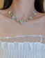 Fashion Earrings--silver Alloy Diamond Heart Earrings