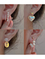 Fashion 10# Size Pearl Geometric Size Pearl Stud Earrings