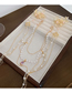 Fashion Grab Clip - Gold Acrylic Diamond Pearl Flower Long Fringe Hair Clip