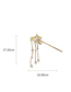 Fashion Hairpin - Gold Alloy Pearl Lily Of The Valley Tassel Hairpin