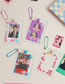 Fashion Pink Bunny Pvc Cartoon Transparent Card Holder