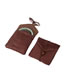 Fashion Brown Antique Gold Multifunctional Jewelry Bag