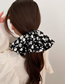 Fashion 4# Black-print Fabric Floral Hair Tie