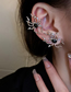 Fashion Ear Clip - Silver Metal Diamond Spider Ear Clips