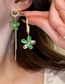 Fashion 5# Flower Geometric Diamond Cat Eye Clover Earrings