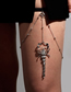 Fashion Silver Claw Chain Alloy Diamond Claw Chain Leg Chain