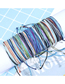 Fashion 12# Colorful Cord Braided Bracelet Set