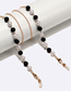 Fashion Gold Alloy Pearl Beaded Chain Glasses Chain