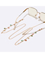 Fashion Color Metal Drip Oil Flower Chain Glasses Chain