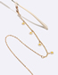 Fashion Gold Copper Drop Oil Daisy Chain Glasses Chain