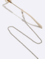 Fashion Silver Alloy Bead Chain Glasses Chain