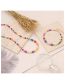Fashion 5# Ball Bracelet Colorful Rice Beads Cross Beaded Bracelet